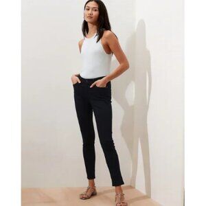 NWT Banana FepF Mid Rise Fade Resist Skinny Jeans 26 2 Black F853